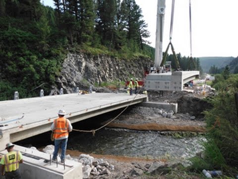 Montana DOT Timelapse: How a Bridge is Built - InfrastructureUSA ...