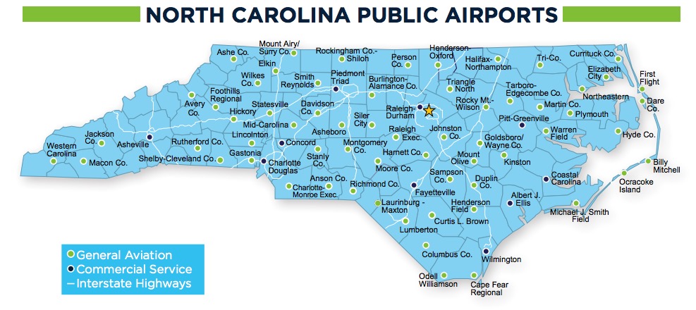 North Carolina Airports 