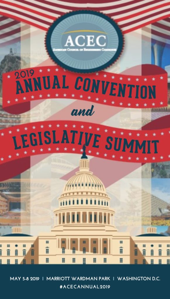 Coming May 58 ACEC Annual Convention and Legislative Summit